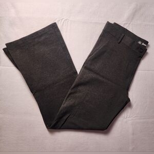 Betabrand Gray Yoga Bootcut Wide Pants XL